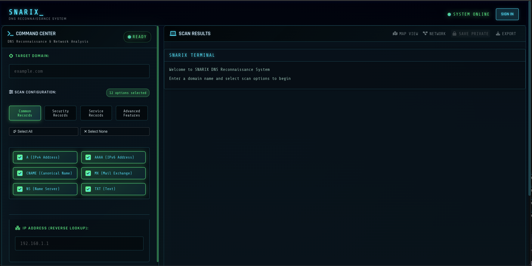 Snarix Cybersecurity Platform